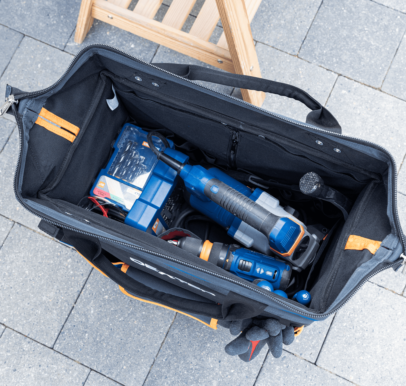 Tool bag with trolley - 45l dexter