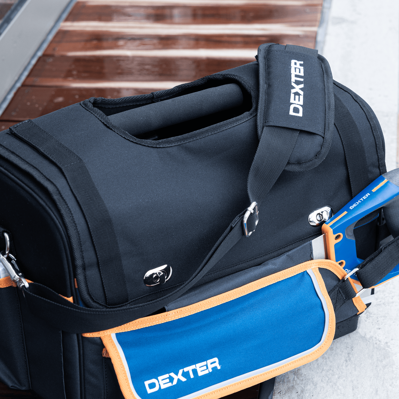 Dexter rigid tool bag with folding flap - 30L