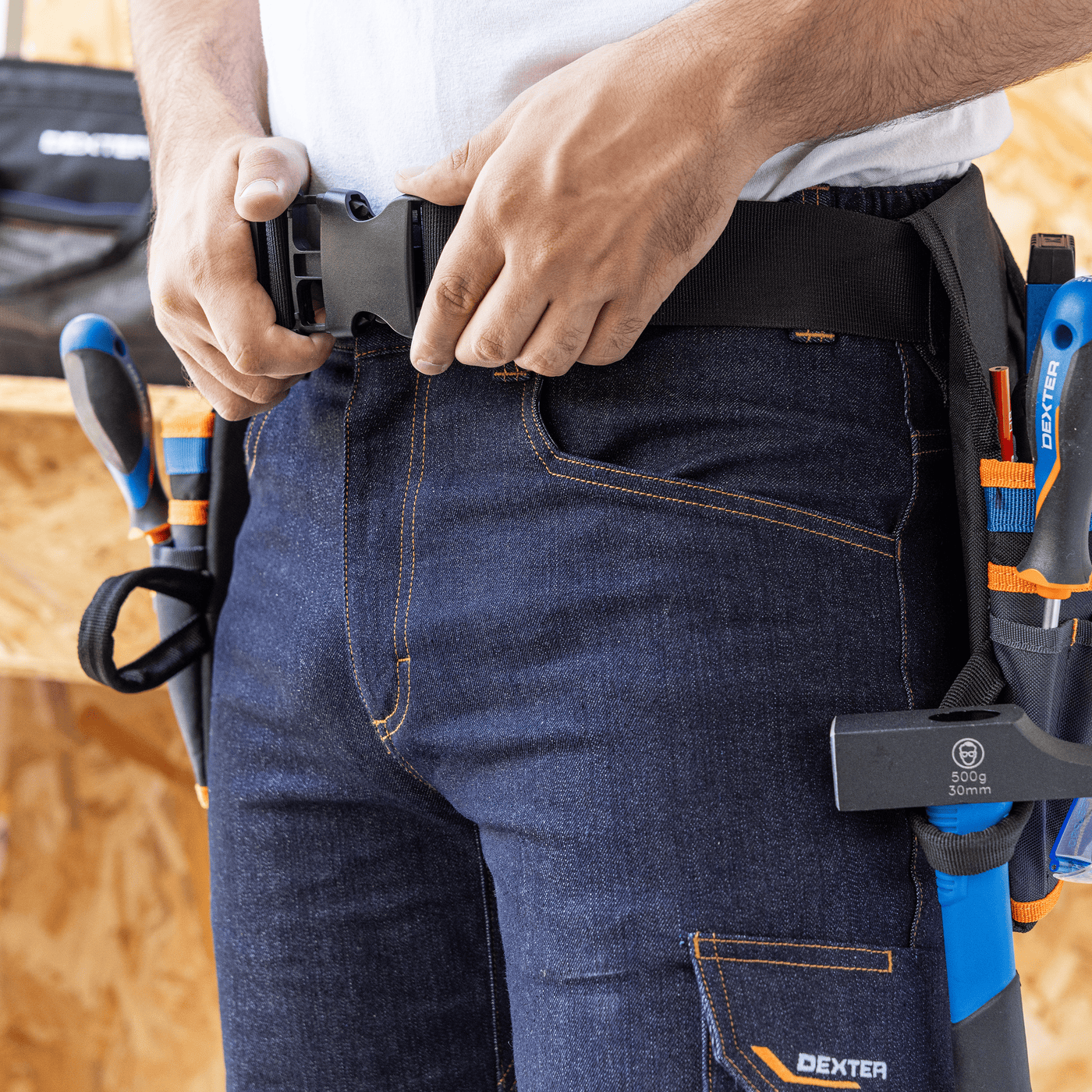 Multi-tool bag with belt 24 pockets dexter