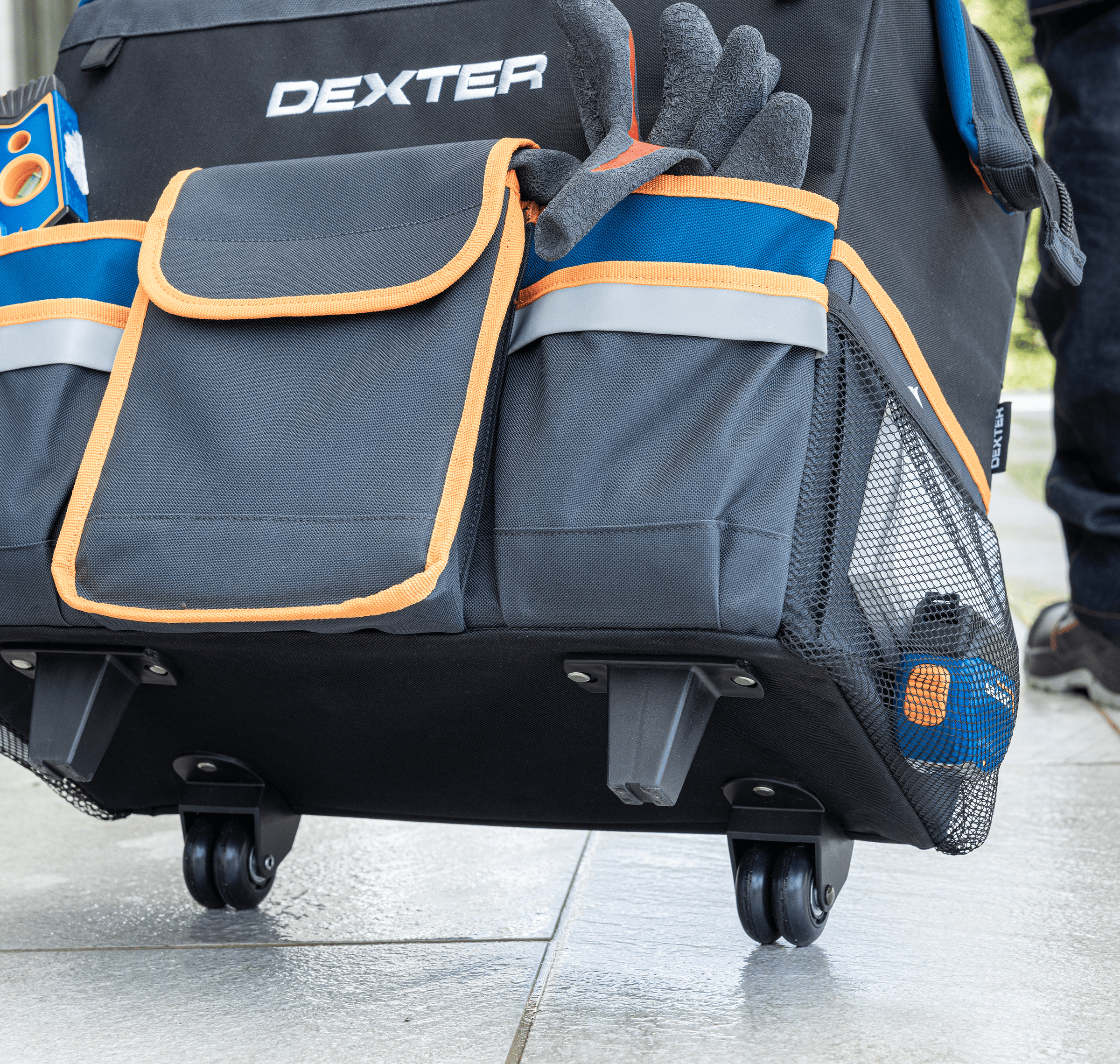 Tool bag with trolley - 45l dexter