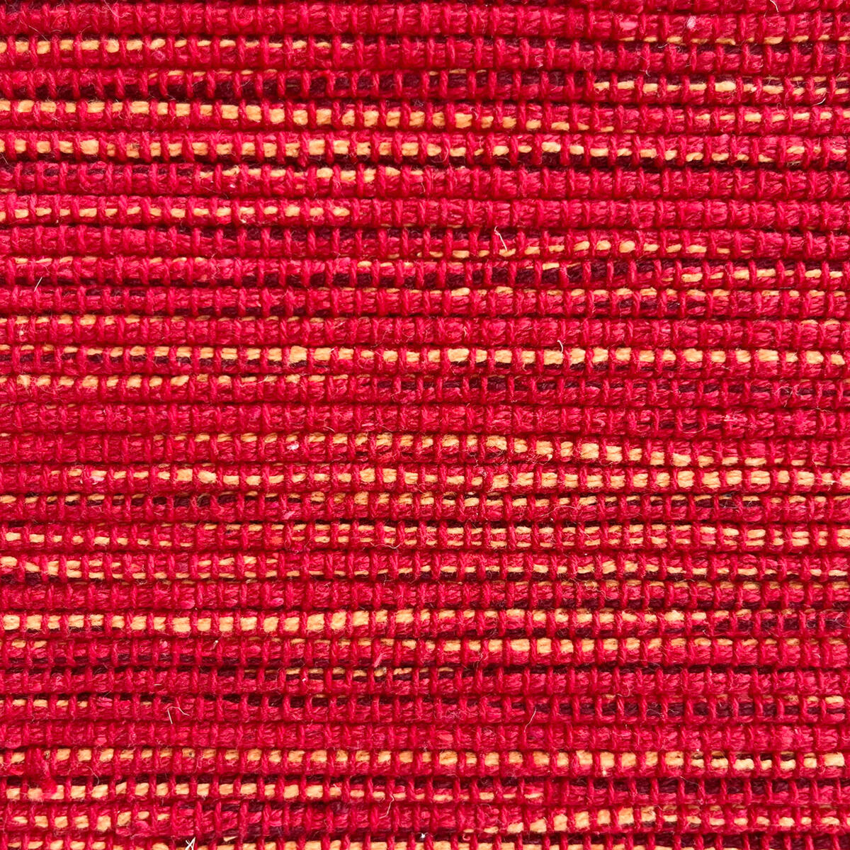Red cotton blend mat, 50x110cm