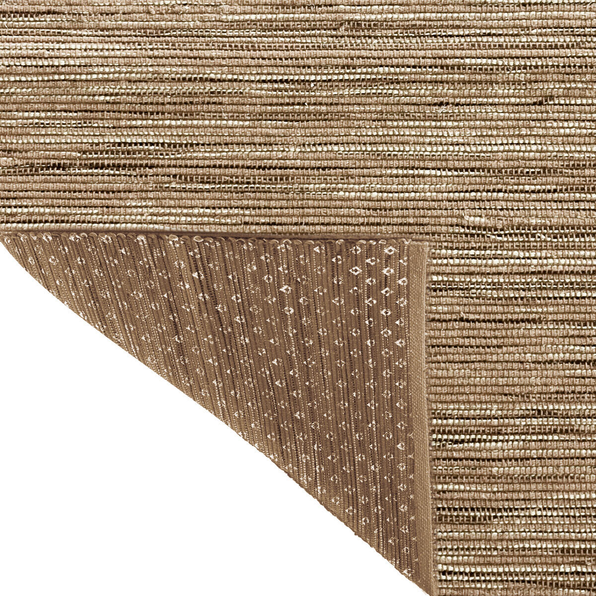 Beige cotton blend rug, 50x110cm