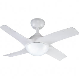 SIROCO CEILING FAN PLASTIC WHITE D91 CM E27=15W 3 BLADES