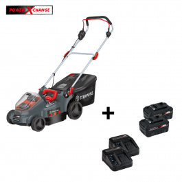STERWINS CORDLESS LAWN MOWER 18V L 37.5 CM 2 BATTERIES INCLUDED