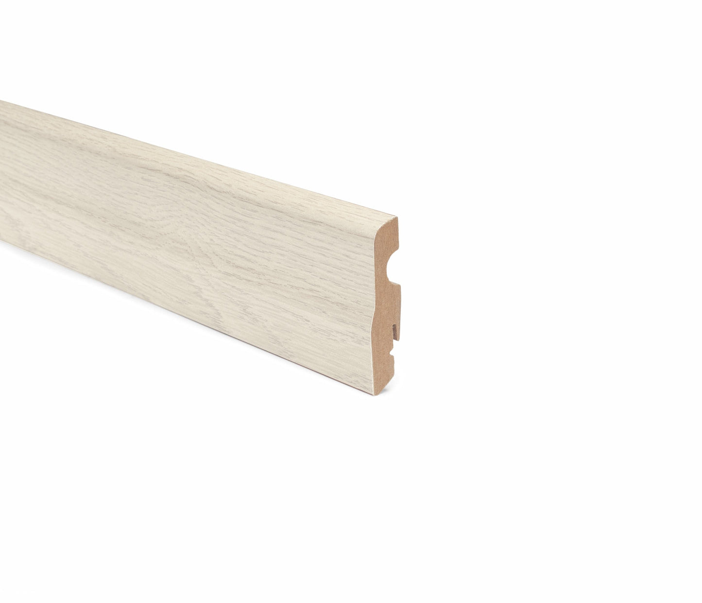 Bricocenter MDF SKIRTING BOARD 70X18X2400 BLEACHED OAK