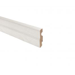 MDF SKIRTING BOARD MM 70X18X2400 WHITE TREND
