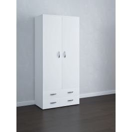 CLOSET 2 DOORS 2 DRAWERS WHITE 80X52X175