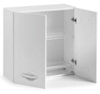 Bricocenter PENSILE SCOLAPIATTI 80 2 ANTE 80X32X72 BANCO FRASSINATO