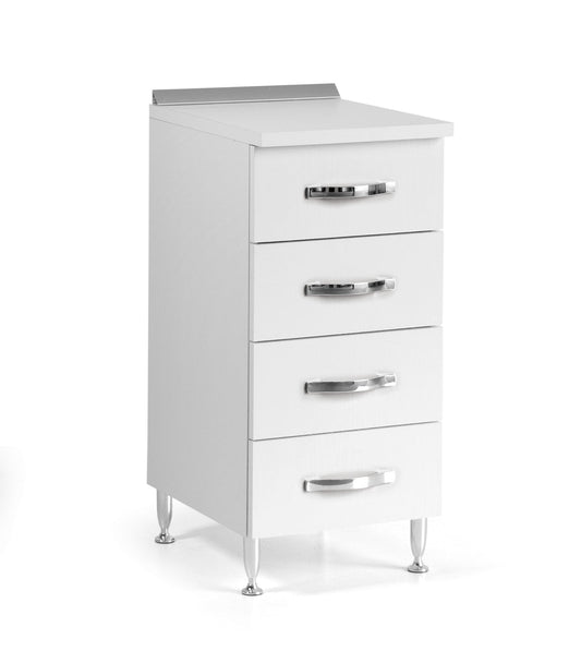 Bricocenter BASE CASSETTIERA 40 - ARTICOLO MONTATO - 40X50XH85 BIANCO FRASSINATO