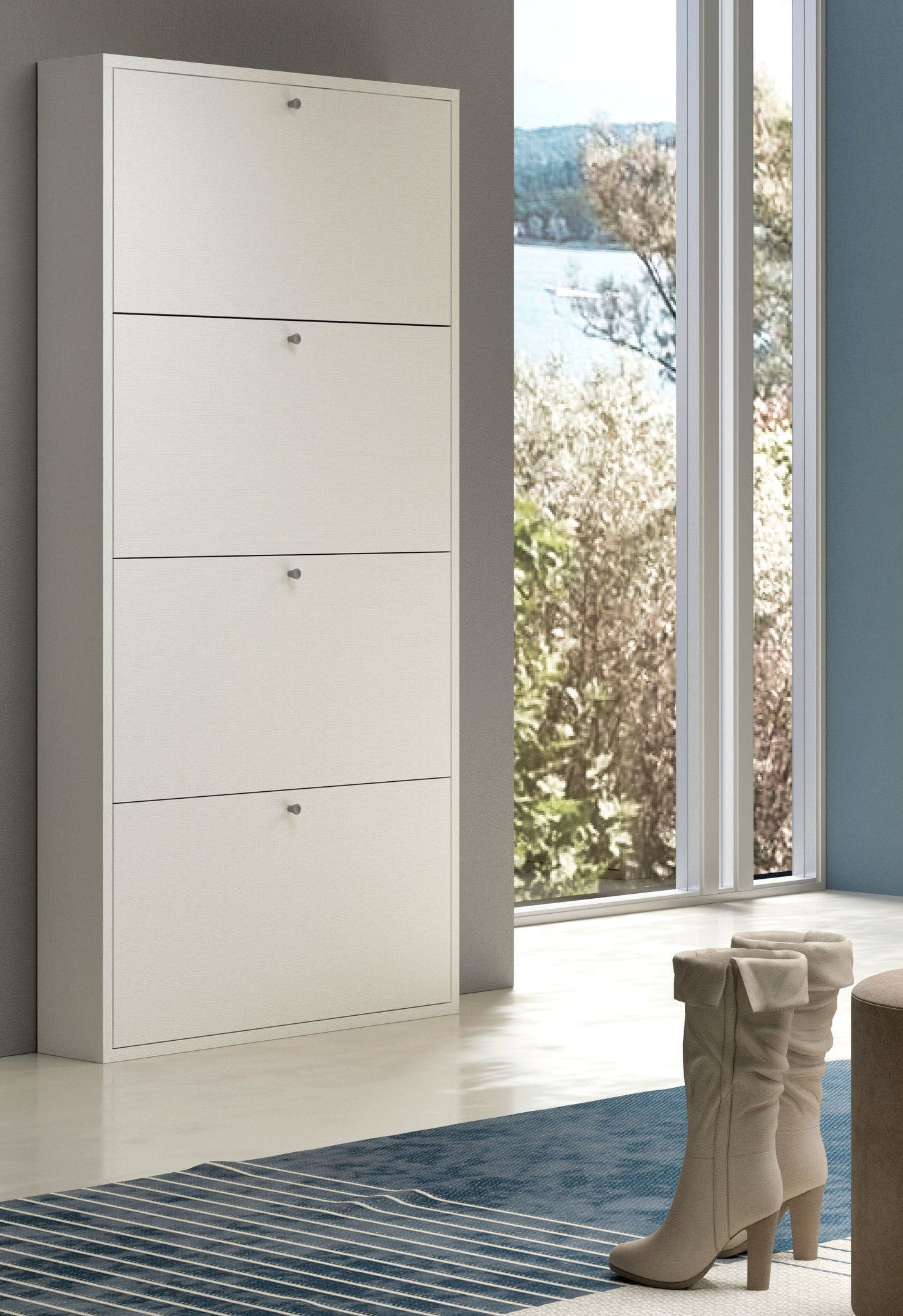 Bricocenter SCARPIERA 4 ANTE SLIM - CM145HX73LX15P BIANCO