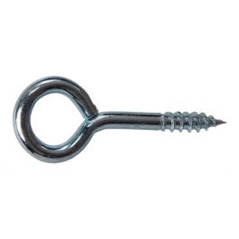 2 SCREW EYE GALVANISED STEEL 6X50