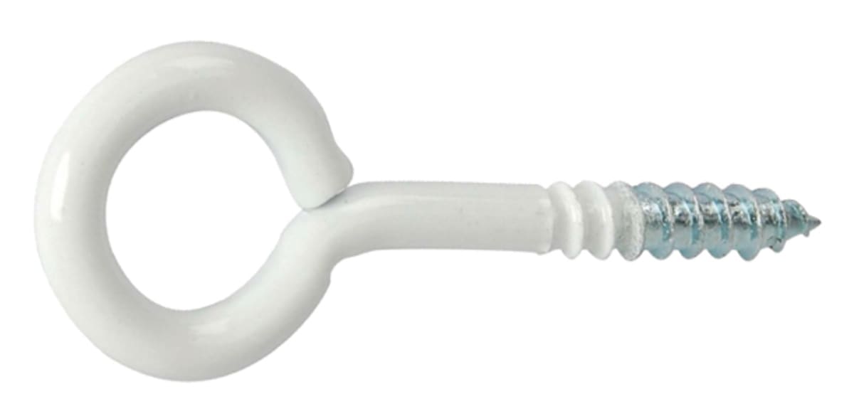 4 SCREW EYE PLASTIC-COATED STEEL B