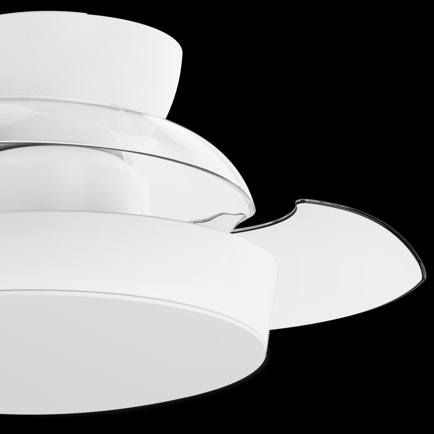 WIZZI CEILING FAN METAL WHITE D54 CM LED 2200LM CCT DIMMABLE WITH 3 BLADES
