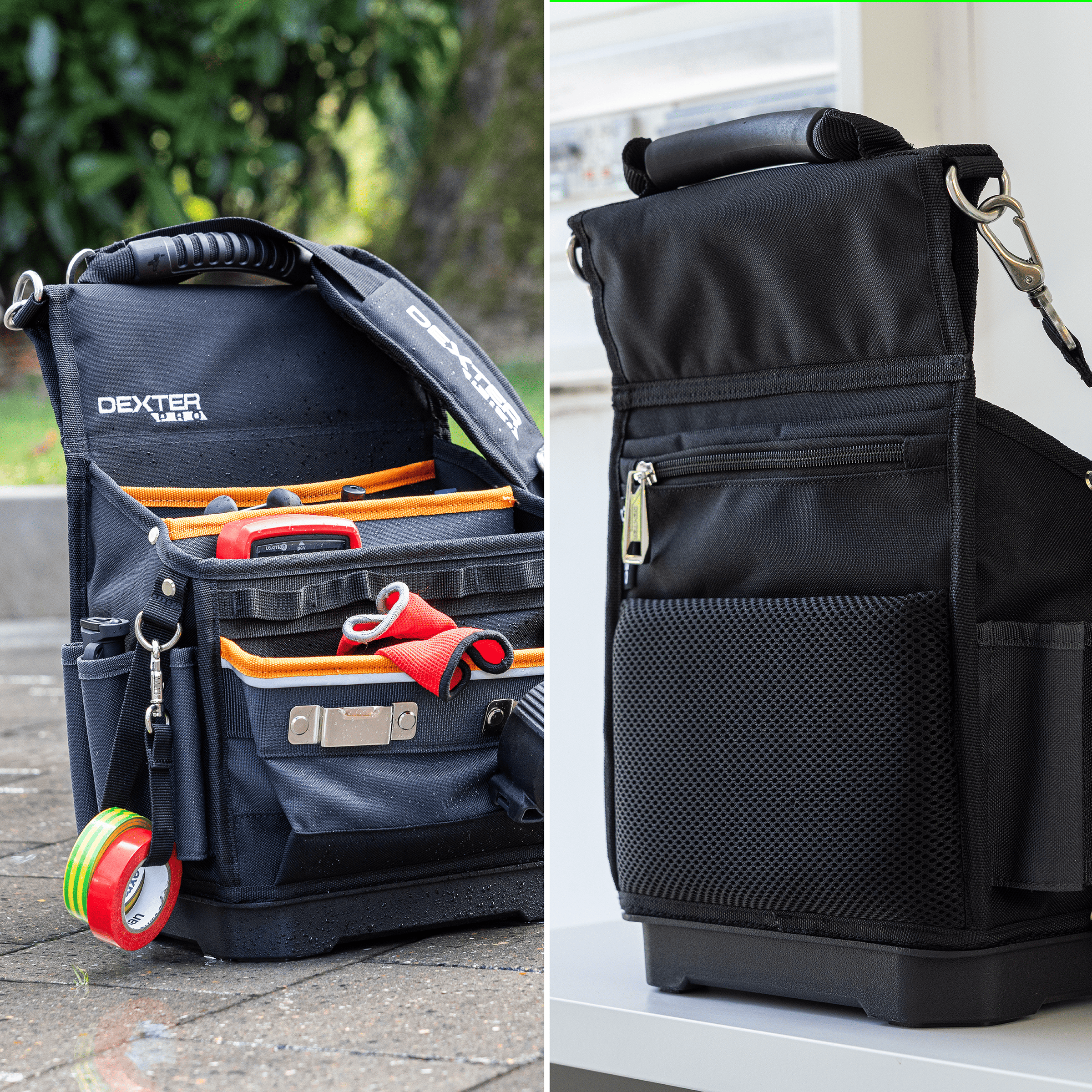 Electrician's tool bag - 12l dexter pro