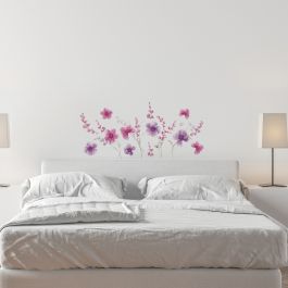 WALL STICKER FLOWERS VIOLET L 47.5X67