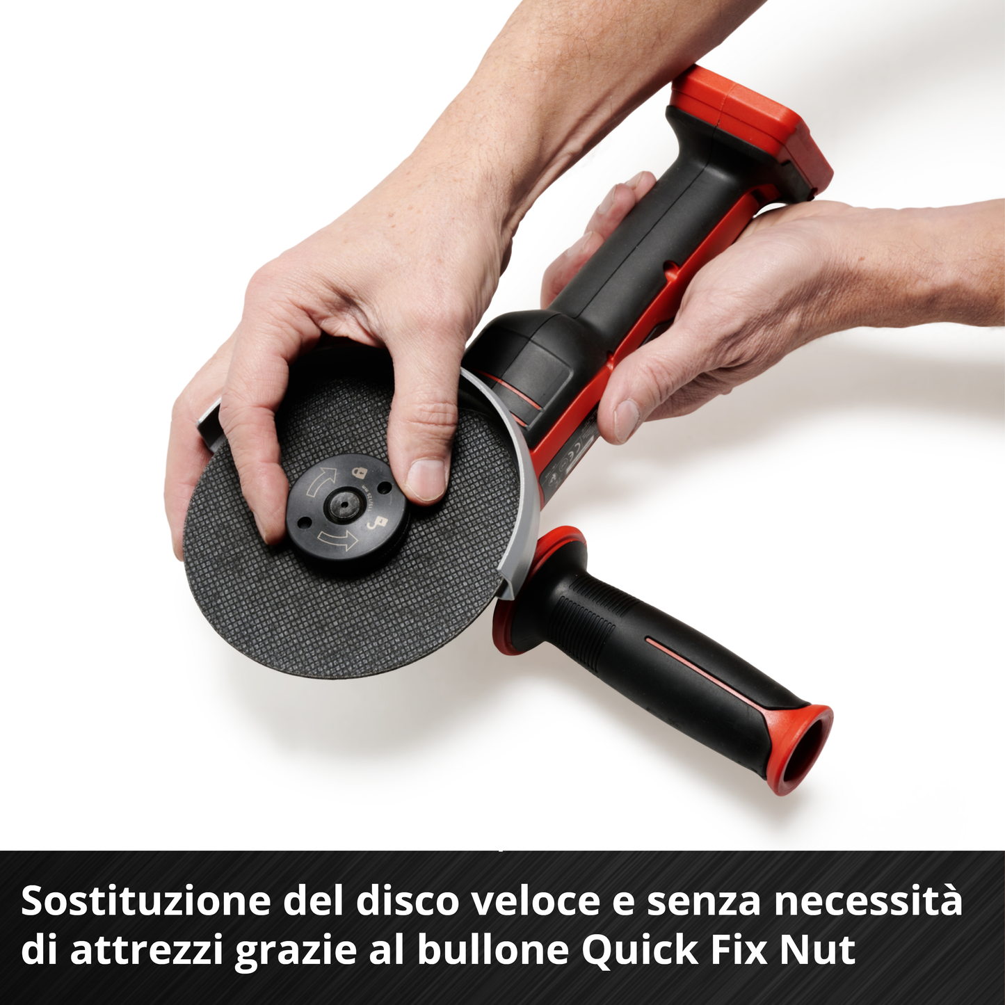 EINHELL BRUSHLESS ANGLE GRINDER 18V D125MM, WITHOUT BATTERY AND CHARGER