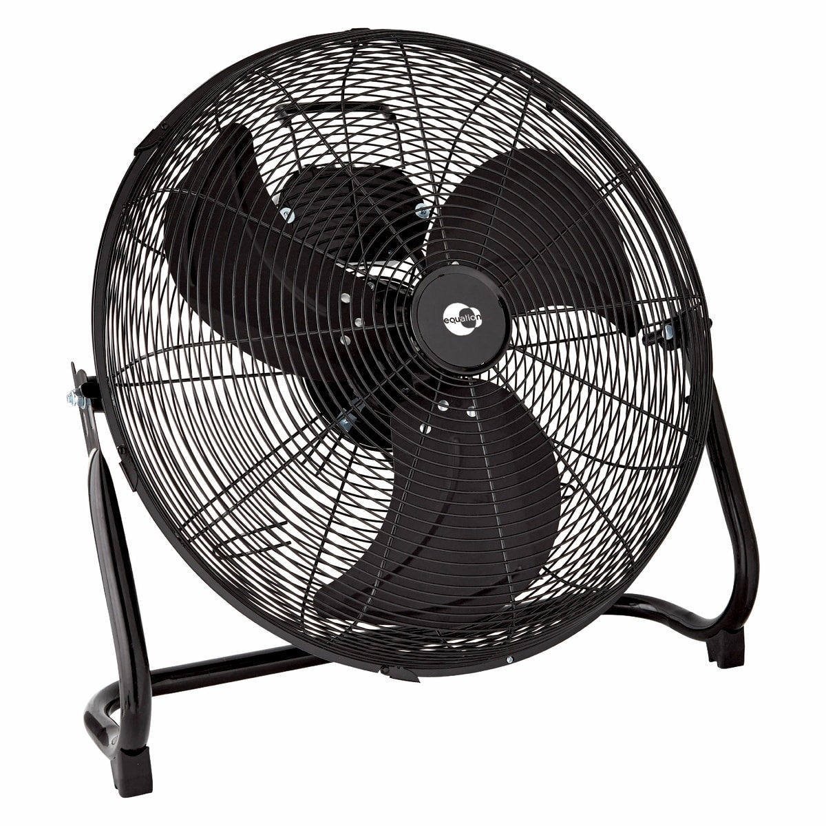 HIGH SPEED 45CM 120W BLACK EQUATION FLOOR FAN