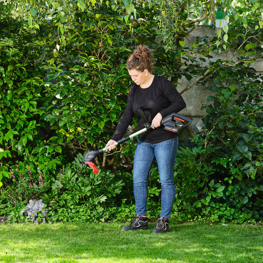 Sterwins 18V cordless lawnmower and trimmer set, 33 cm, 1 battery included