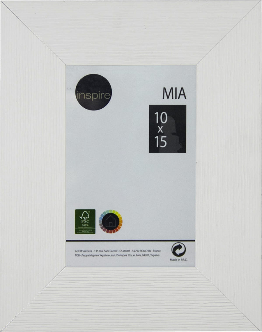 Bricocenter MIA FRAME 10X15 CM WOOD WHITE