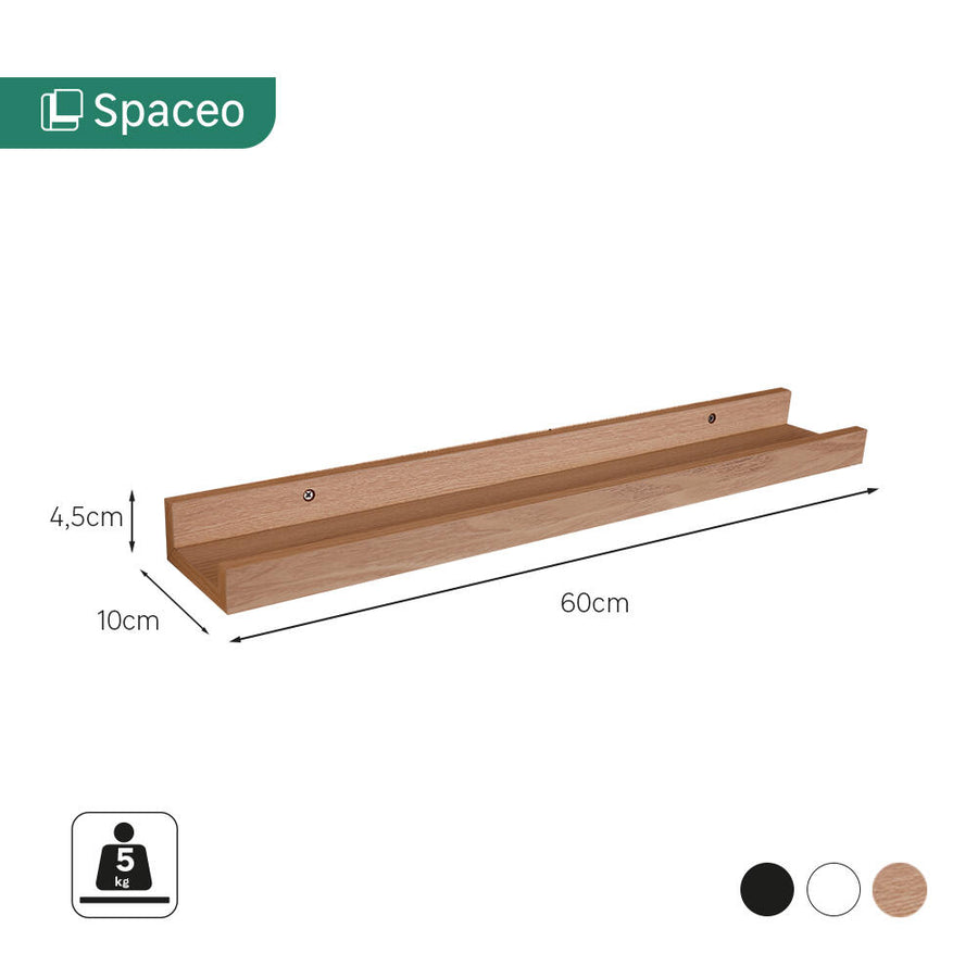 U-SHAPED SCREEN W60xD10x3CM WHITE