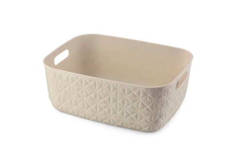 Softex Basket M waste bin – 12.5 litres – 37.9 cm (L) x 29.2 cm (W) x 14.3 cm (H) – chalk white