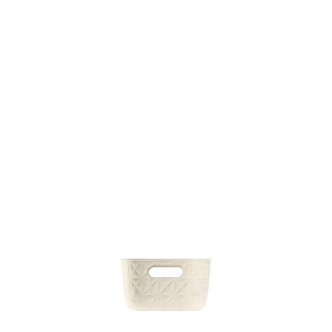 Softex Basket S waste bin – 4 litres – 26.4 cm (W) x 19.4 cm (D) x 11.1 cm (H) – chalk white
