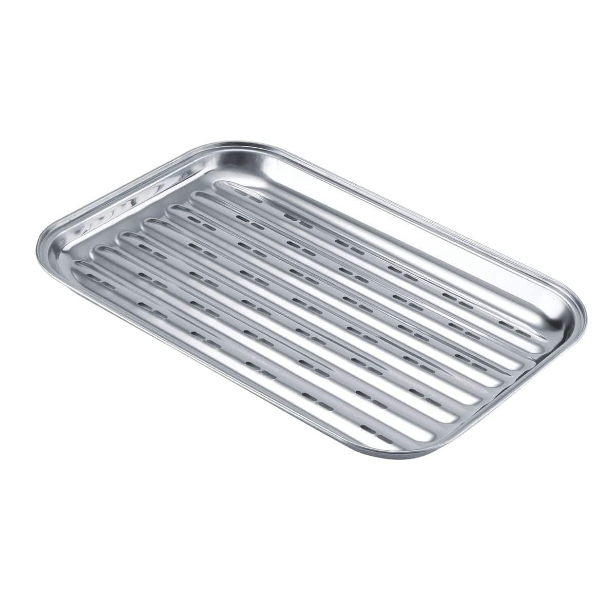 NATERIAL STAINLESS STEEL FOOD TRAY 33X25CM