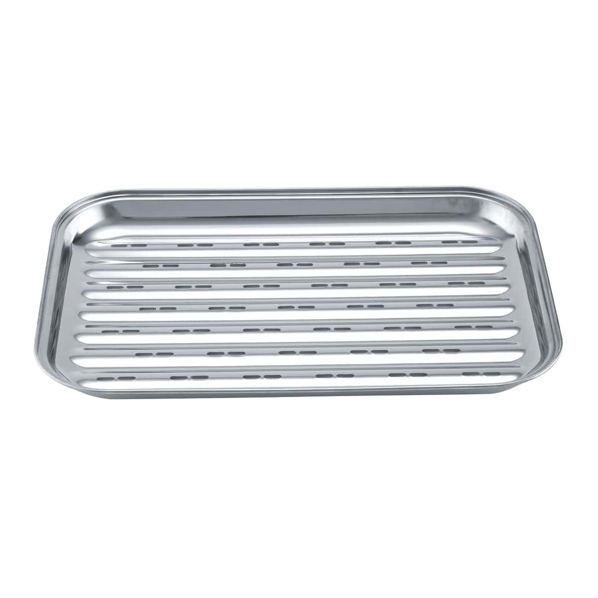 Bricocenter NATERIAL STAINLESS STEEL FOOD TRAY 33X25CM