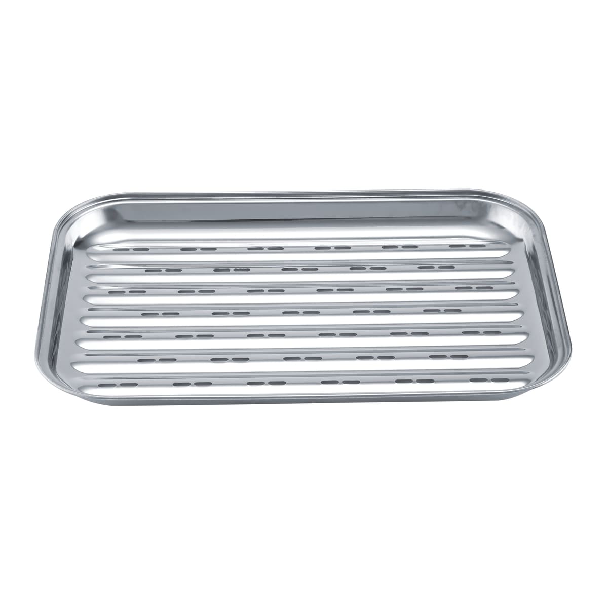 NATERIAL STAINLESS STEEL FOOD TRAY 33X25CM
