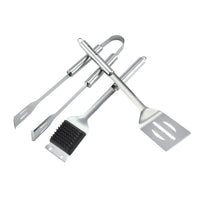 SET 3 STAINLESS STEEL BARBECUE ACCESSORIES