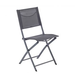 EMYS NATERIAL FOLDING CHAIR STEEL SEAT TEXTILENE ANTHRACITE 42X52XH83