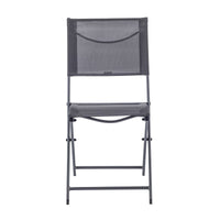 EMYS NATERIAL FOLDING CHAIR STEEL SEAT TEXTILENE ANTHRACITE 42X52XH83
