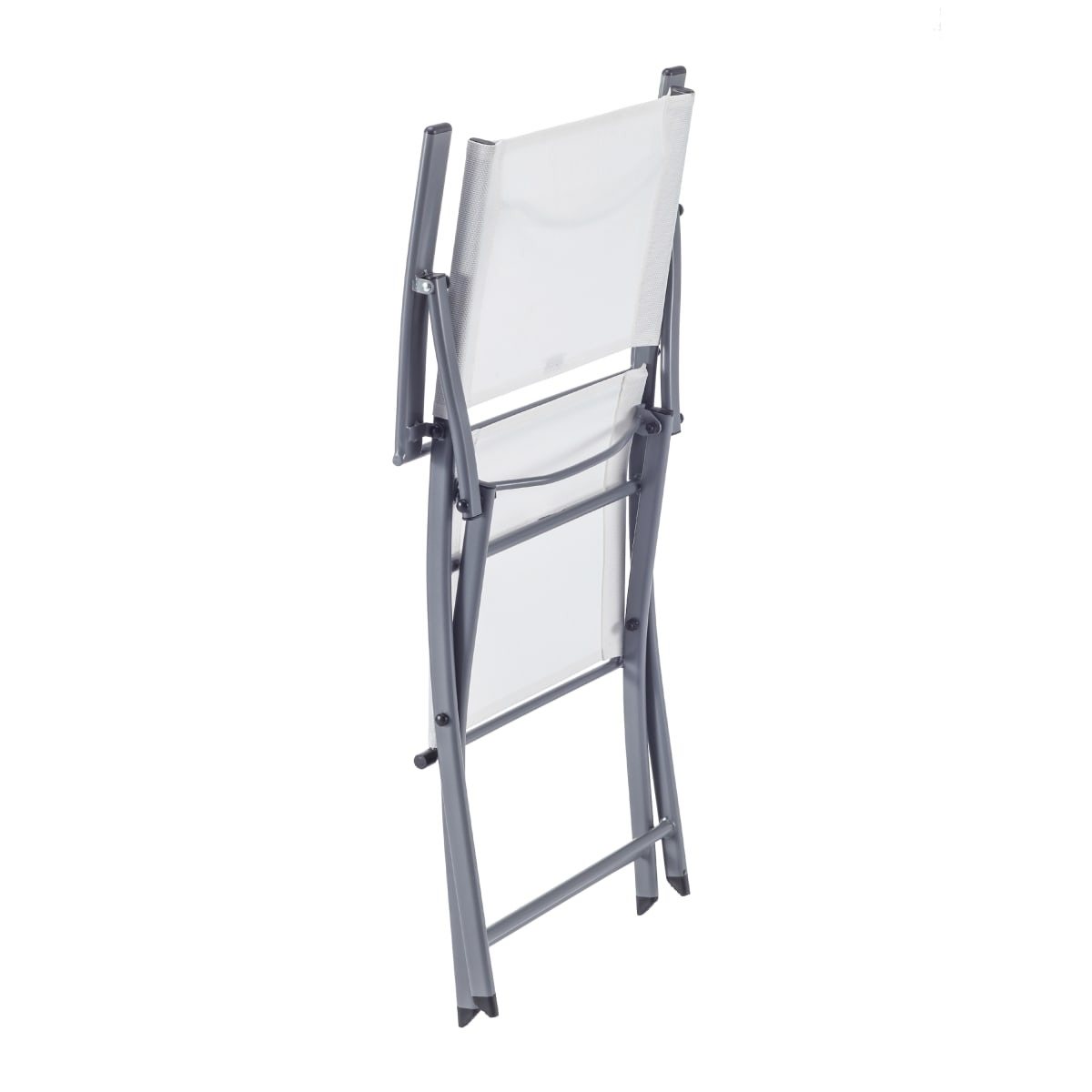 EMYS NATERIAL FOLDING STEEL CHAIR WITH ARMRESTS TEXTILENE SEAT 52X54XH83