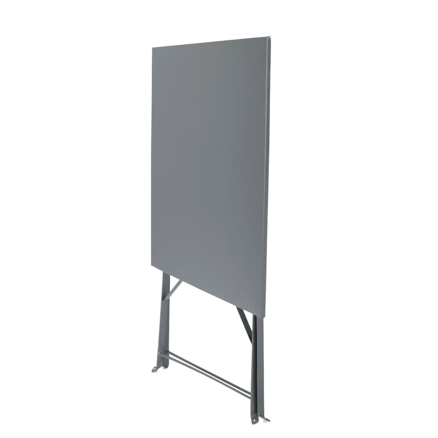 Bricocenter FLORA NATERIAL - Folding Table 2 seater Square Steel - 70x70xh71