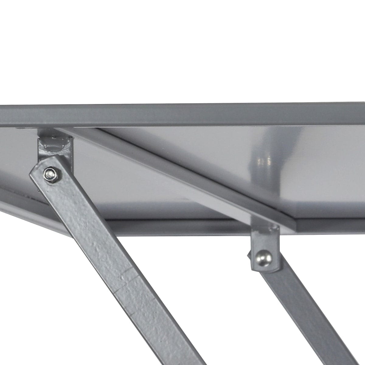Bricocenter FLORA NATERIAL - Folding Table 2 seater Square Steel - 70x70xh71