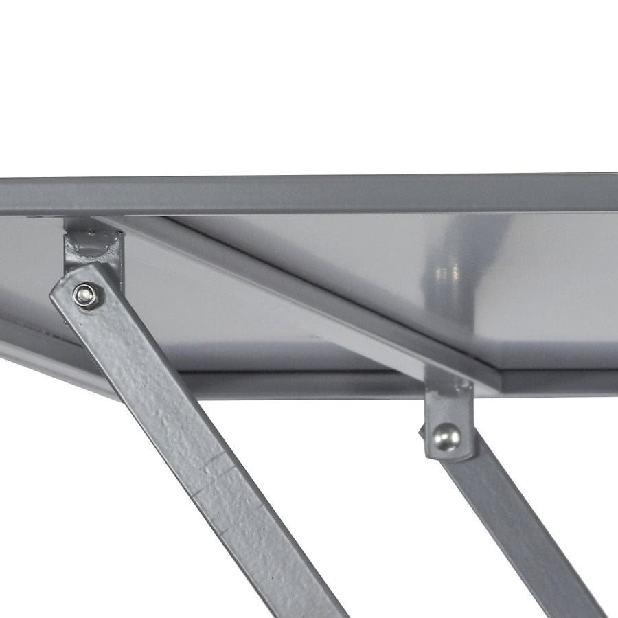 Bricocenter FLORA NATERIAL - Folding Table 2 seater Square Steel - 70x70xh71