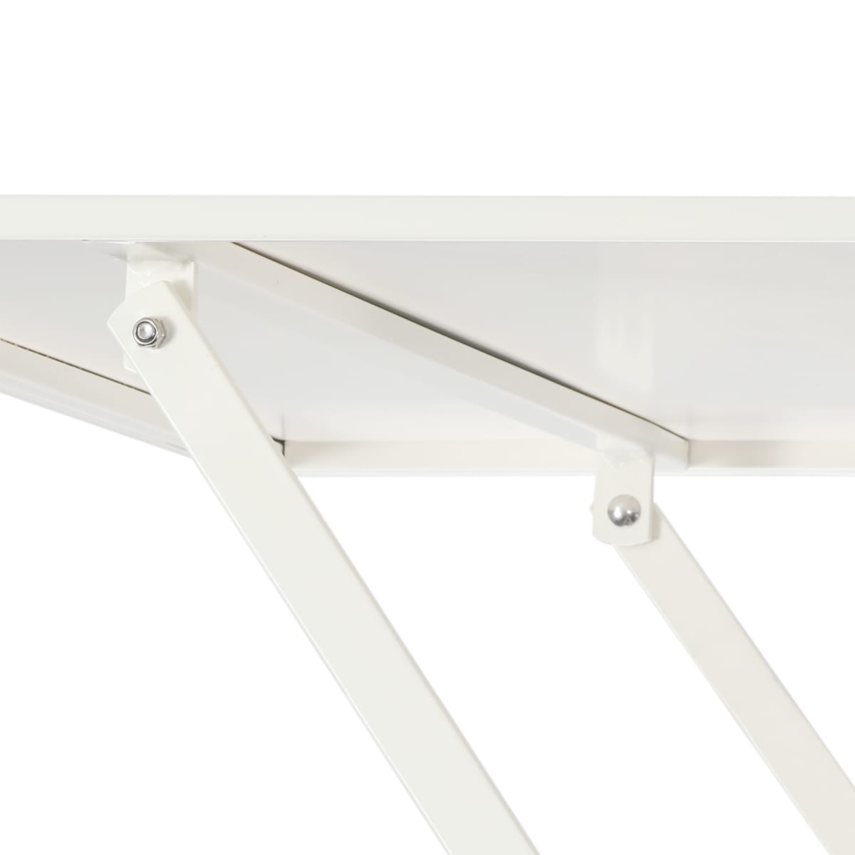 Bricocenter FLORA NATERIAL FOLDING TABLE 2 PLACES SQUARE STEEL 70X70XH71