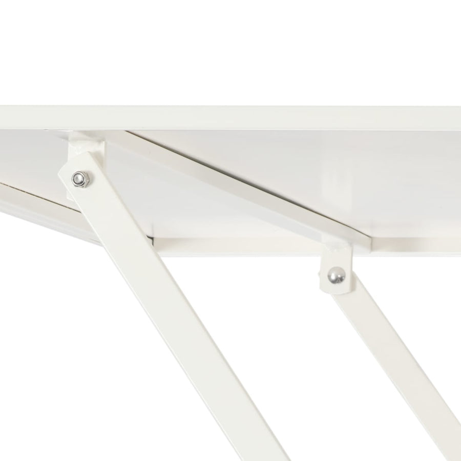 Bricocenter FLORA NATERIAL FOLDING TABLE 2 PLACES SQUARE STEEL 70X70XH71