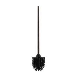 75MM BLACK SILICONE TOILET BRUSH WITH HANDLE C