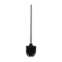 75MM BLACK SILICONE TOILET BRUSH WITH HANDLE C