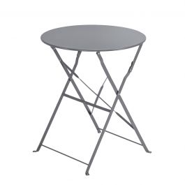 FLORA NATERIAL FOLDING TABLE 2 PLACES ROUND STEEL D 60XH71