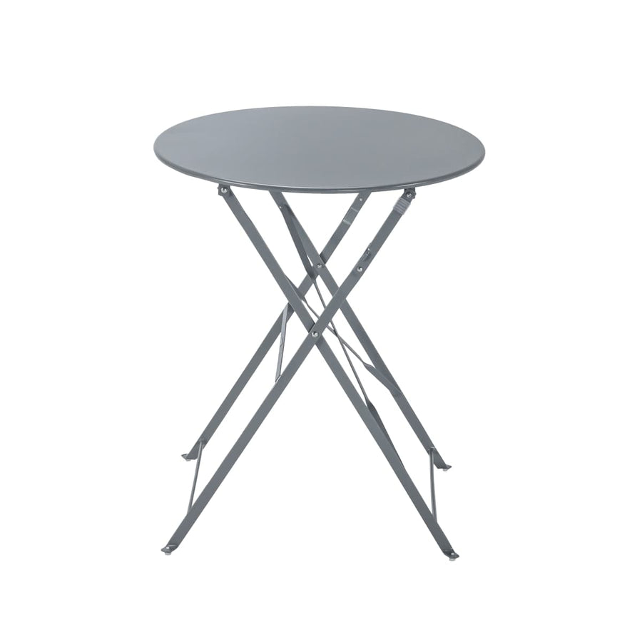 Bricocenter FLORA NATERIAL FOLDING TABLE 2 PLACES ROUND STEEL D 60XH71