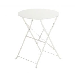 FLORA NATERIAL FOLDING TABLE 2 PLACES ROUND STEEL D 60XH71