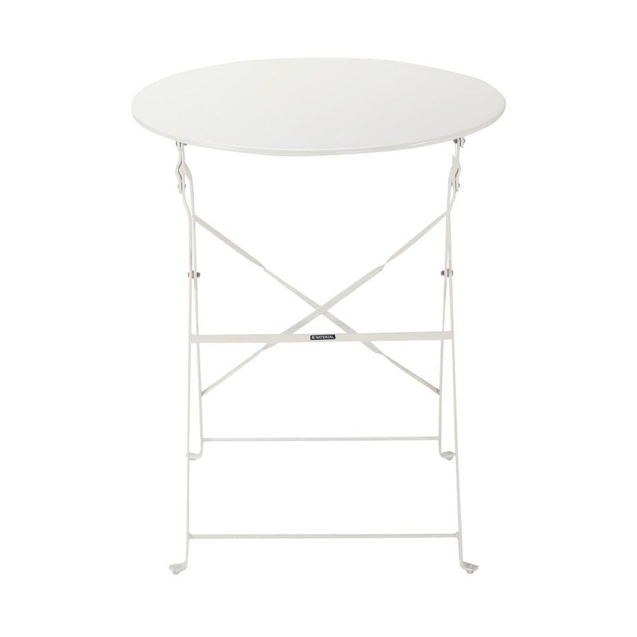 Bricocenter FLORA NATERIAL FOLDING TABLE 2 PLACES ROUND STEEL D 60XH71
