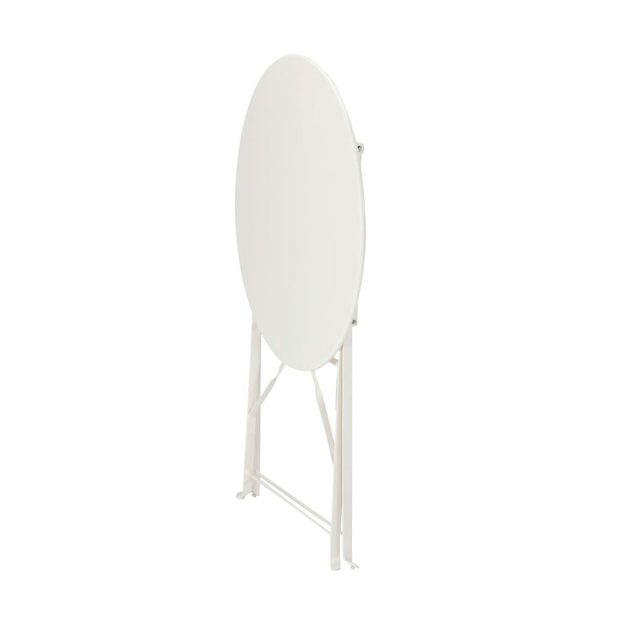 Bricocenter FLORA NATERIAL FOLDING TABLE 2 PLACES ROUND STEEL D 60XH71