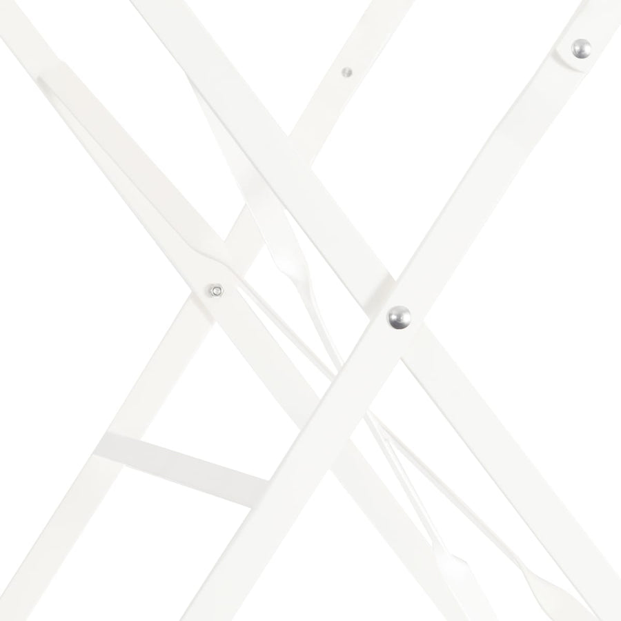 Bricocenter FLORA NATERIAL FOLDING TABLE 2 PLACES ROUND STEEL D 60XH71