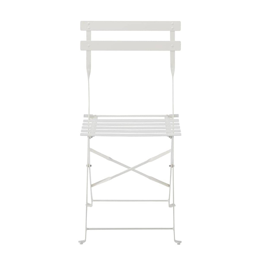Bricocenter FLORA NATERIAL FOLDING CHAIR ECRU STEEL 41X47XH80