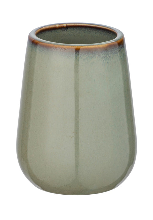GREEN SIRMIONE CERAM TOOTHBRUSH HOLDER