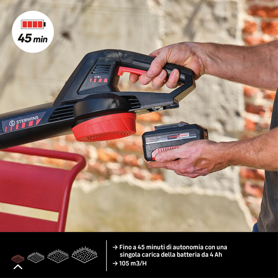 STERWINS 18V POWER X-CHANGE CORDLESS BLOWER 1 BATTERY NOT INCLUDED