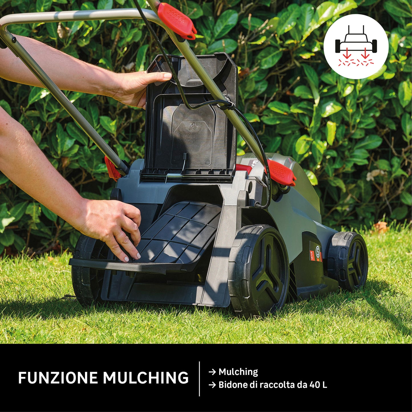 STERWINS CORDLESS LAWN MOWER 18V L 37.5 CM 2 BATTERIES INCLUDED